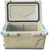 Khaki color ice cooler box 65QT camping ice chest beer box outdoor fishing cooler