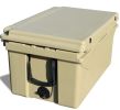 Khaki color ice cooler box 65QT camping ice chest beer box outdoor fishing cooler